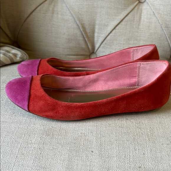 Alfani Women's Vibrant Red and Pink Loafers - Picture 3 of 6
